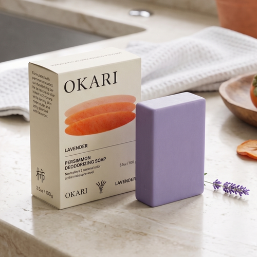 Okari Persimmon Soap - 3 Months Supply
